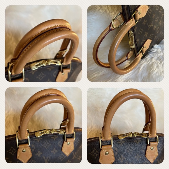 💎Lovely Set💎 Louis Vuitton Alma PM monogram & Luggage Tag - Picture 7 of 15